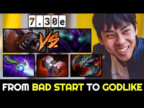 From BAD START to BEYOND GODLIKE — ANA 7.30e Ursa Dota 2