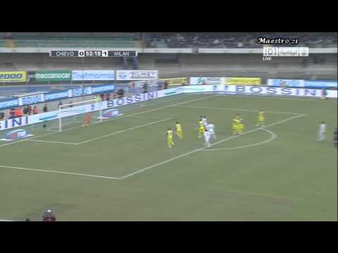 Highlights Chievo 1-2 AC Milan - 20/02/2011