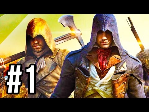 Assassin's Creed Unity Co-Op Gameplay #1 - THE GREAT MISTAKE!! (Mission 1 PS4/XB1 1080p HD)