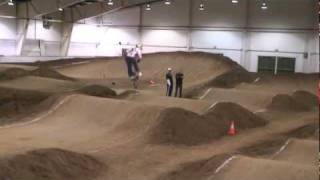 preview picture of video 'Abbotsford indoor 2010 bmx pit bike madness'