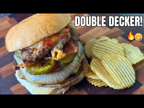 Cook Out Worthy TURKEY BURGERS w/ Cheesy Inside🔥 Air fryer & Stove Top Method
