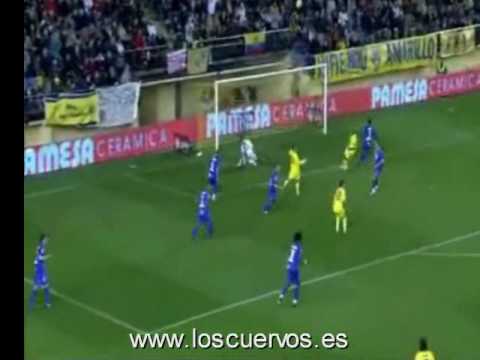 Villarreal 3 Getafe 2 Jornada 13 Liga BBVA 2009-10.wmv