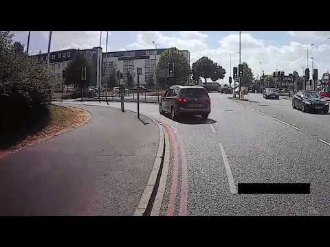 MA51 BUT overtakes then left hooks with no indicators