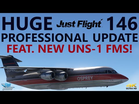 JustFlight 146 Professional V2 - Major Update incl. UNS-1 First Look PREVIEW! [4K]