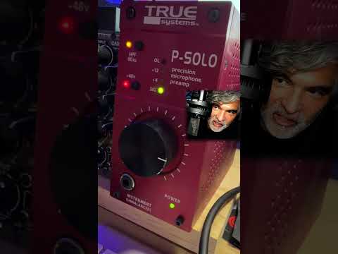 True Systems P-Solo Desktop Microphone Preamp 2010s - Red image 6