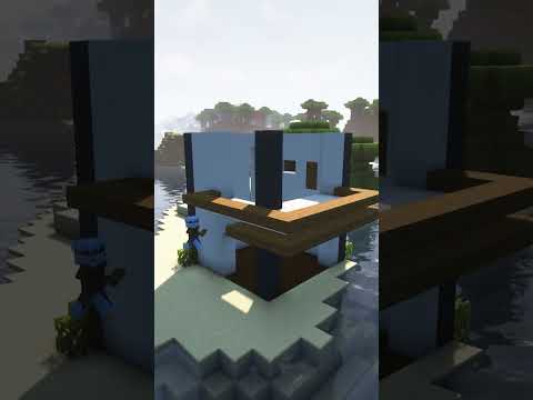 JCubeShorts - Minecraft | MODERN Beach House! 🌴 #shorts