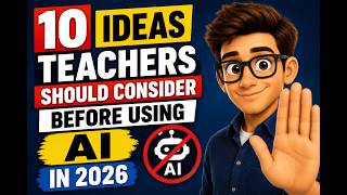 10 Big Ideas Every Teachers Should Consider Before Using AI in 2026