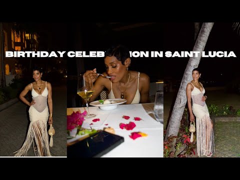 ST. LUCIA  - LUXURY SPA EXPERIENCE + DINNER ON A CLIFF + GROS ILET STREET PARTY #birthday