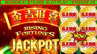 Rising Fortunes Slot Machine HANDPAY JACKPOT w/$8.80 MAX BET | Season 4 | EPISOD