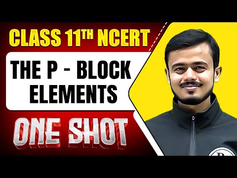 THE P BLOCK ELEMENTS in 1 Shot || FULL Chapter (Concepts+PYQs) || Class 11th INORGANIC CHEMISTRY