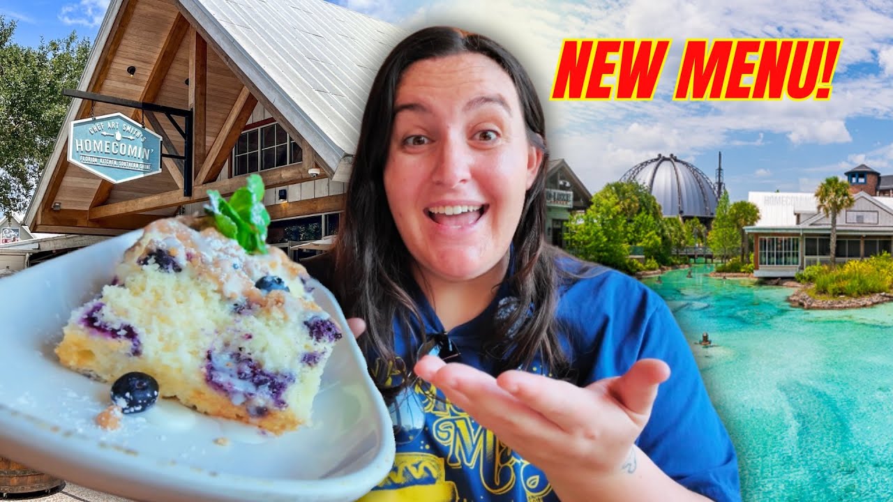 NEW Brunch Menu at Homecomin’- I Tried Everything! Disney Springs Brunch | Walt Disney World