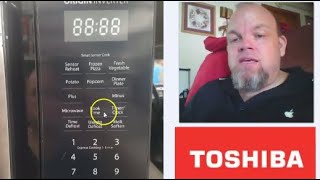 How to Lock or Unlock Toshiba Origin Inverter Microwave Oven (Take Off Child Safety Rectangle Light)