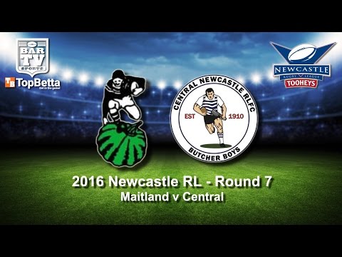 2016 Newcastle RL Round 7 Delayed Broadcast - Maitland Pickers v Central Butcher Boys