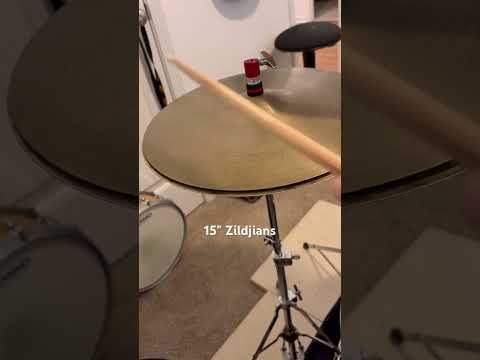 Zildjian A 1960s - B20 bronze 15” hats image 5