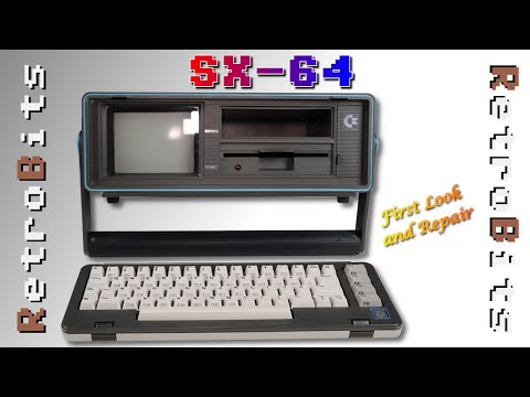 Commodore SX-64 - First Look and RAM Replacement