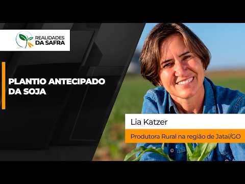 Jataí/GO antecipou plantio da soja para o começo de outubro e já tem atividades praticamente...