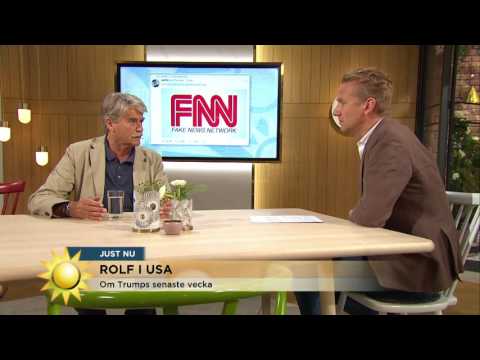 Ny överraskande kritik mot Donald Trump "Det här är inte värdigt en president" - Nyhetsmorgon (TV4)
