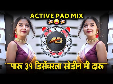 पारू 31 डिसेंबर ला सोडीन दारू | Paru 31 Disembar La Sodin Daru | Active Pad Mix | Dj Dipak AD