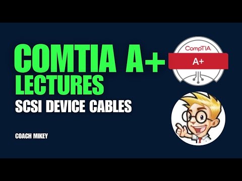 SCSI Device Cables – CompTIA A+ 220 1101 – 3.1