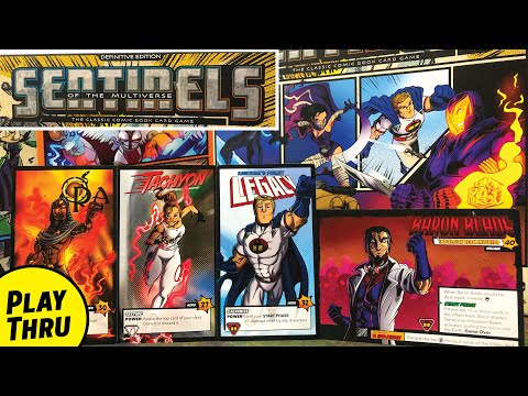 First Play showing How to Play SENTINELS OF THE MULTIVERSE Definitive Edition