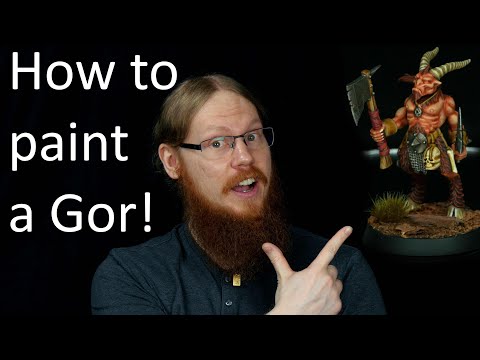 Painting a Gor for Age of Sigmar in 4K!