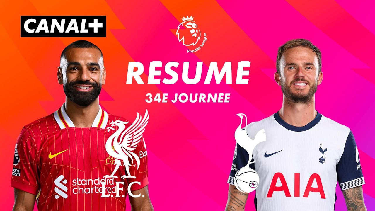Le résumé de Liverpool / Tottenham Hotspur - Premier League 2024-25 (J34)