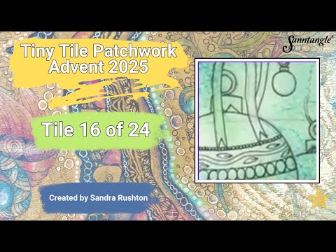 Tiny Tile Patchwork Advent 2025 Tile 16 of 24