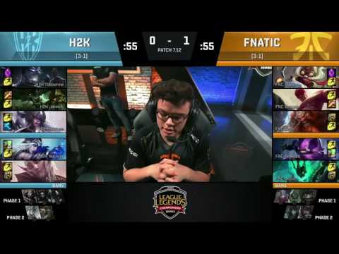 FNC vs H2K Highlights Game 2 EU LCS SUMMER 2017 Fnatic vs H2K Gaming W4D1