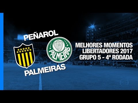 Melhores Momentos - Peñarol 2 x 3 Palmeiras - Libertadores - 26/04/2017