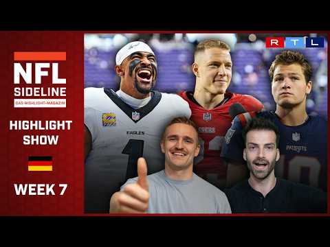 Wahnsinn in der NFL! 🏈 McCaffrey, Hurts & Maye drehen auf! NFL Sideline | RTL Sport