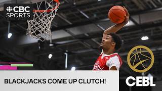 BlackJacks take over target score time to defeat defending champion River Lions | #CBCSports