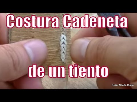 Leather Hand Stitching / Chain Stitch