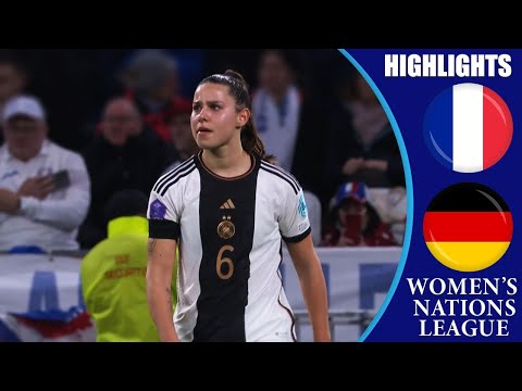 France vs Germany || HIGHLIGHTS || UEFA Women's Nations League 2024 Semi-Final