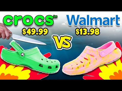 The Truth: Crocs vs Knockoff Walmart Crocs