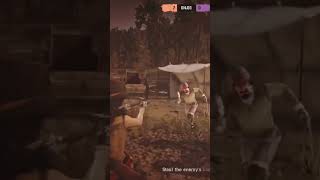 They RUSHED with BAD INTENTIONS 😳 Could they be STOPPED? 💀😂🙌 #rdr2 #reddeadonline #gaming