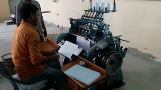 Book sewing machine