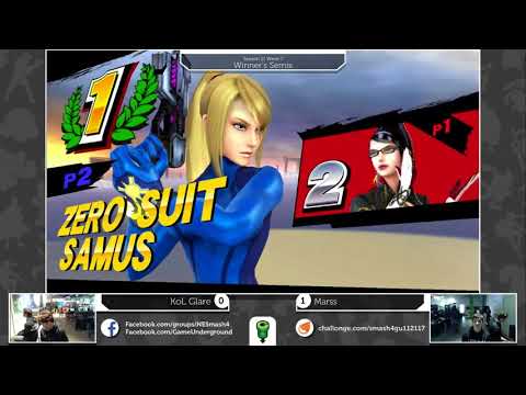 S4@GU 11-21 (Winner's Semis): Marss (ZSS) vs KoL Glare (Bayonetta)