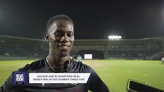 HOLDER AND RUTHERFORD SEAL SERIES WIN AFTER SHAMAR TAKES FIVE