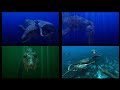 Different Sea Monster Dinosaurs Styxosaurus Tylosaur Nothosaurus Video