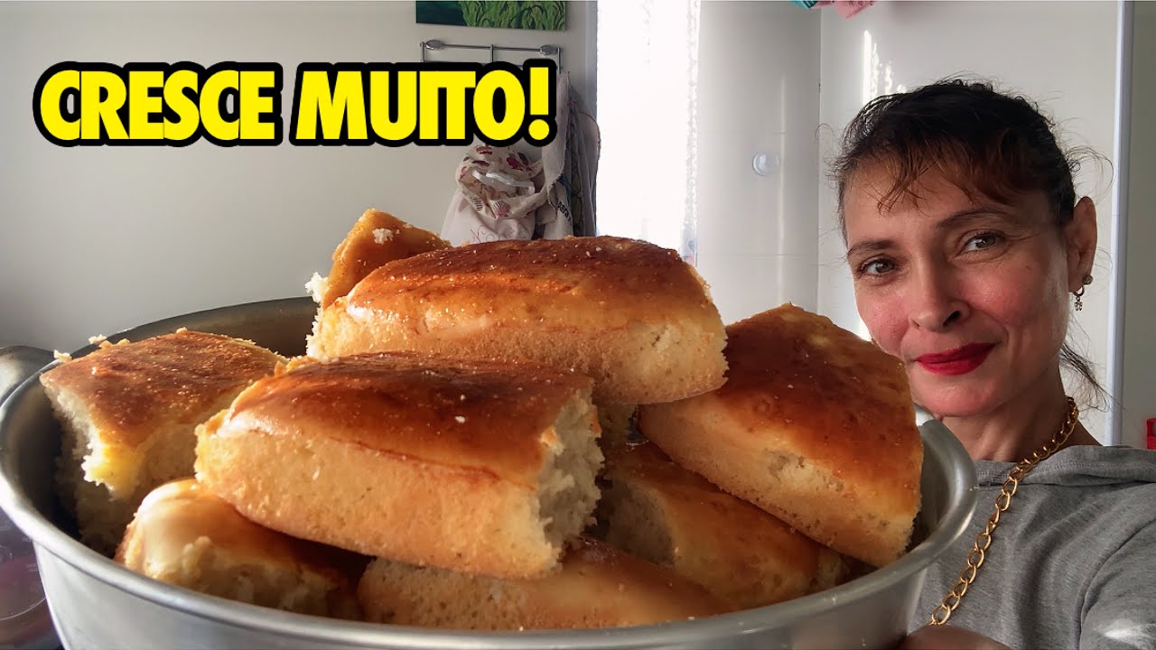PÃO CASEIRO DE COLHER SEM SOVAR MACIO E FOFINHO, FÁCIL E RÁPIDO
