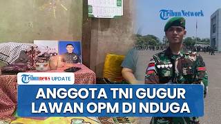 Praka Aprianus Gugur usai Leher Tertembak saat Lawan OPM di Nduga, Dianugerahi Pangkat Anumerta
