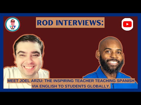 MEET JOEL ARZU: TEACHING SPANISH VIA ENGLISH TO STUDENTS GLOBALLY 🌎📚 #InspiringStory