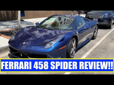 FERRARI 458 SPIDER FULL REVIEW AND FULL SEND!! **SOUNDS INSANE**