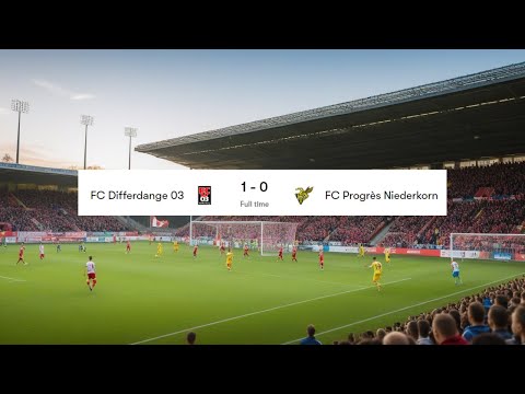 My First Luxembourg Football Match! 🎉 FC Differdange 03 vs. Progrès Niederkorn Derby