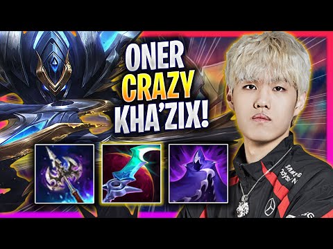 ONER IS SO CRAZY WITH KHA'ZIX! - T1 Oner Plays Kha'zix JUNGLE vs Rumble! | Season 2024