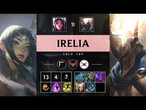 Irelia Top vs Pantheon - KR Grandmaster Patch 25.S1.3
