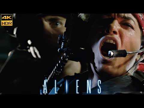 Aliens (1986) Ripley Rescue Marines Scene Movie Clip - 4K UHD HDR Upscale New Version