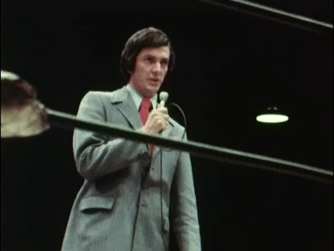 Peter Landy TV Ringside at Festival Hall in 1974.