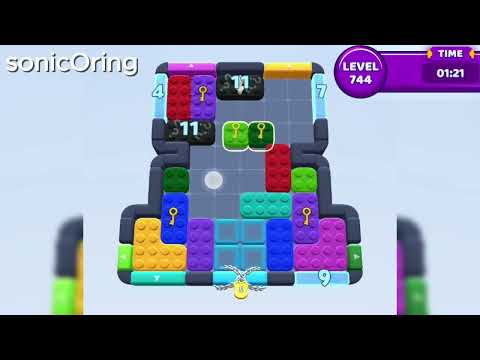 Farbblock-Jam, Level 744