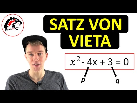 Satz von VIETA | Mathe Tutorial